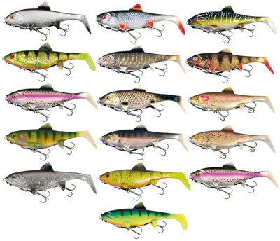 Produktbild von Fox Rage Replicant Shallow - Gummifisch, Farbe:UV Original Rainbow Trout, Länge / Gewicht:18cm - 65g