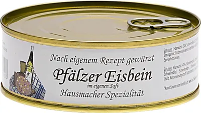 Produktbild von Pfälzer Eisbein im eigenen Saft – Hausmacher Spezialität nach traditionellem Rezept