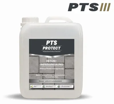 Produktbild von PTS Protect Betonimprägnierung – Wasserabweisender Tiefenschutz Steinimprägnierung 10 Liter