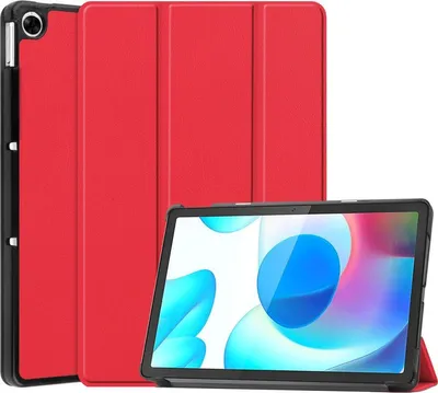 Produktbild von Mobigear Tri-Fold  Realme Pad 10.4 (2021) Hülle Klapphülle - Rot