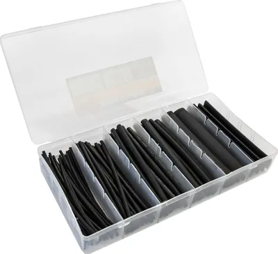 Obrázek produktu pro Sada smršťovacích bužírek 100 kusů černá - E-651-9992