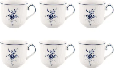 Produktbild von Villeroy & Boch Vieux Luxembourg 6er Set Espressotasse 0,10 l Porzellan