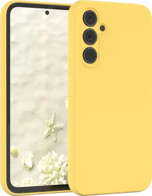 Produktbild von EAZY CASE Silikonhülle für Samsung Galaxy A54 Silikon Backcover Schutz in Gelb