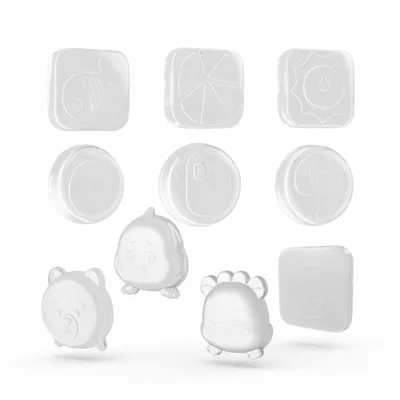 Produktbild von Türstopper 10 Stück Wand Türpuffer Transparent Selbstklebend Silikon