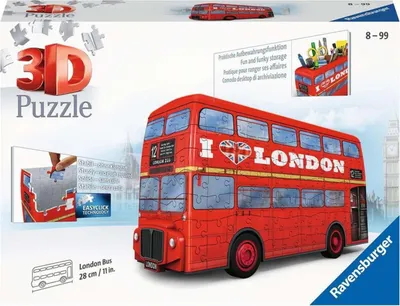 Image de RAVENSBURGER 3D puzzle London Bus Doubledecker 216 pièces