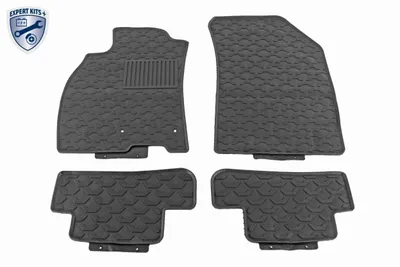 Produktbild von VAICO Fußmatten Set Gummi für RENAULT Megane III Schrägheck (BZ0/1) Vorne+Hinten