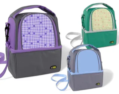 Image de Sac isotherme 7 litres en polyester 600D, 21 x 16 x H 26 cm, Chrissy Lunch Bag Double
