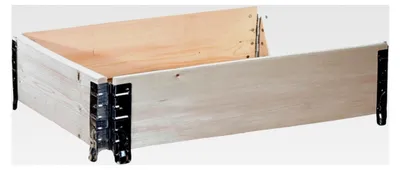 Produktbild von Palettenrahmen aus Holz für den Garten 120x80x20