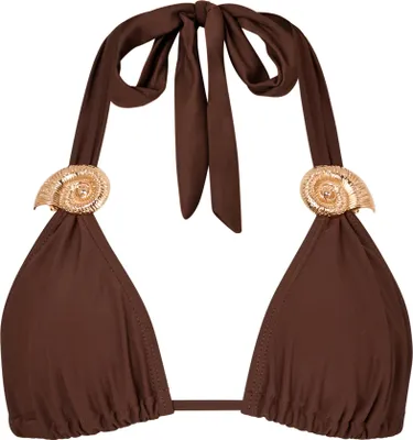 Produktbild von Moda Minx Bikinioberteil Nautilis Shell mit tollen Muschel-Elementen brown L