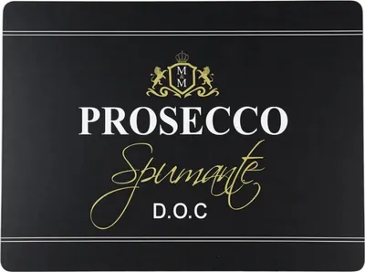 Produktbild von 4er Set Tischsets Platzdeckchen PROSECCO Kork schwarz 40x29cm Hakbijl