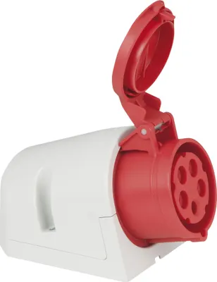 Immagine prodotto di PCE CEE 16 A/400 V 5P Montaggio a parete - Rot femmina - IP44