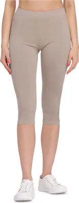 Image de Leggings 3/4 pour femme Bellivalini en viscose BLV50-148 (Caffelate, S)