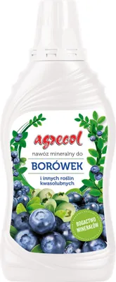 Obrázek produktu pro Minerální hnojivo pro borůvky a další kyselomilné rostliny AGRECOL 1L