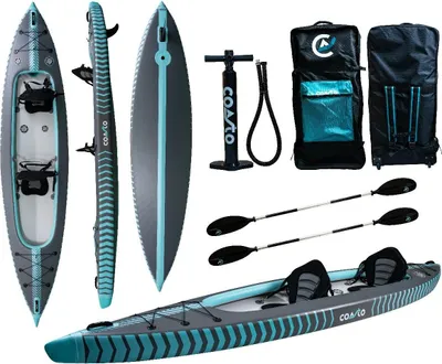 Produktbild von COASTO KAJAK CAPITOLE 2 Places aufblasbar Kanu Touring Boot 2er Kayak 426cm