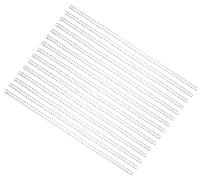 Rührstäbe aus Borosilikatglas, 15 Stück, 30 cm, 6 mm