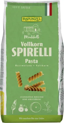 Image de Rapunzel BIO Spirelli Vollkorn Großgebinde 12x500g