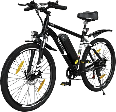 Produktbild von HITWAY Elektrofahrrad, MTB 26 * 2,1City-E-Bike für Erwachsene, mit abnehmbarer 36V12Ah Lithiumbatterie , Heckmotor 432 Wh, 7 Gang, Reichweite35–90 km