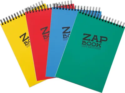 Produktbild von Clairefontaine 5x spiralgebundener Skizzenblock A3 120 Blatt sortiert 8358C
