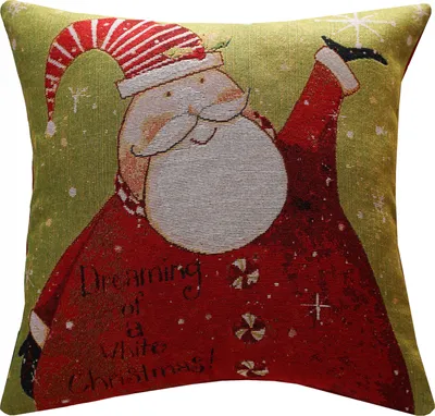 Produktbild von Gobelin Dekorativer Weihnachtskissenbezug mit Weihnachtsmann, 50x50