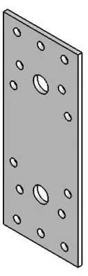 Image de Connecteur Plat avec Trous - 200x90x3 mm - D-Work