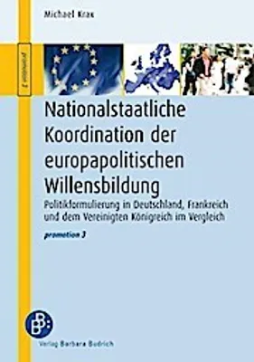 Produktbild von Nationalstaatliche Koordination der europapolitischen Willensbildung