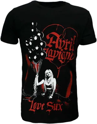 Produktbild von Avril Lavigne Love Sux Balloons T-Shirt – offizielles Merchandise -  M