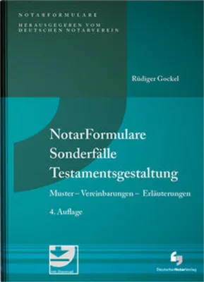 Image de NotarFormulare Sonderfälle Testamentsgestaltung