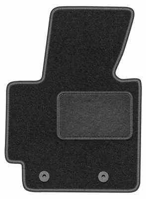 Image de Tapis conducteur en moquette pour Kia Soul II depuis 2013 (monospace) – 1 pièce, gris graphite, sur mesure – Wielganizator LUX