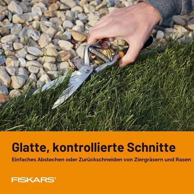 Produktbild von Fiskars 392230-1004 Grasschere, geschmiedet, schwarz
