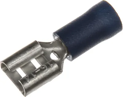 Produktbild von Flachsteckhülse mit Isolierung 6,3mm
