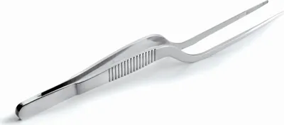 Produktbild von Kochpinzette 16 cm gebogen Edelstahl Sushi Sashimi