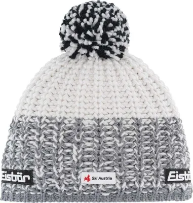 Produktbild von Eisbär Refocus Pompon MÜ SKA Bommelmütze Damen und Herren, Farbe:Grau