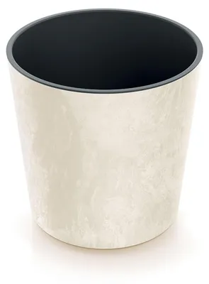 Produktbild von Blumentopf URBI ROUND EFFECT Sand 25 x 24,5 cm