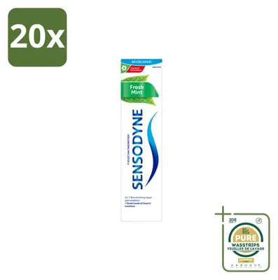 Produktbild von 20 x Sensodyne Fresh Mint Zahncreme - 75 ml - Vorratspackung - 20 Stücke