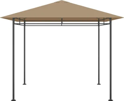 Produktbild von vidaXL Pavillon 3x3x2,7 m Taupe 180 g/m²