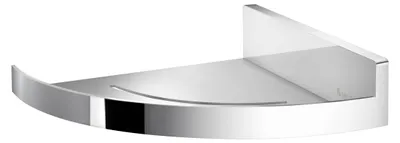 Produktbild von Smedbo SIDELINE - Eckregal. Chrom poliert. 210 x 210 mm. DK5011