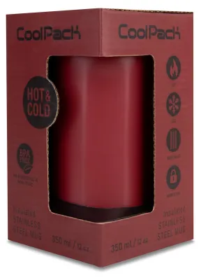 Obrázok produktu pre Kubek termiczny 350ml Coolpack Coffee Mug Tom Burgundy