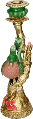Produktbild von Kerzenhalter - Grüner Vogel - ↑ 34 cm