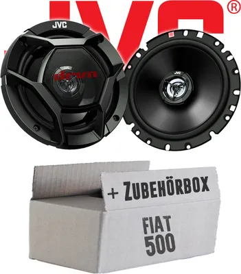 Produktbild von JVC CS-DR1720 - 16,5cm 2-Wege Koax-Lautsprecher - Einbauset passend für Fiat 500 Heck - justSOUND