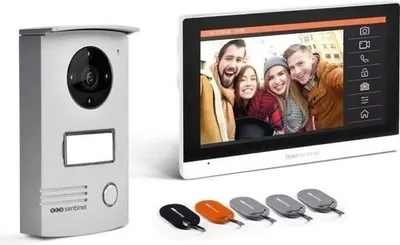 Obrázok produktu pre Video domový vrátnik SCS SENTINEL VisioDoor 7+ RFID, 7" dotykový displej, nočné videnie, široký uhol 120°, IP55