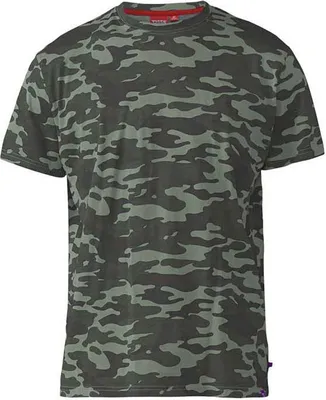 Immagine prodotto di Maglietta taglie forti D555 verde mimetico 5XL