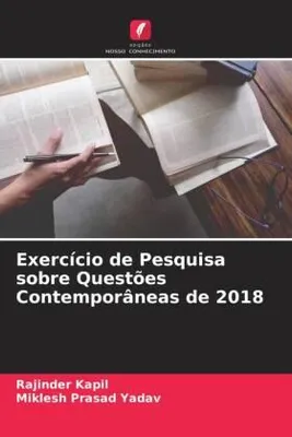 Produktbild von Exercício de Pesquisa sobre Questões Contemporâneas de 2018
