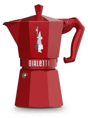 Image de Cafetière italienne 6 tasses rouge - Bialetti - 0009056 -