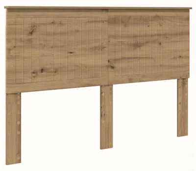 Image de Tête de lit vidaXL en bois composite chêne artisanal