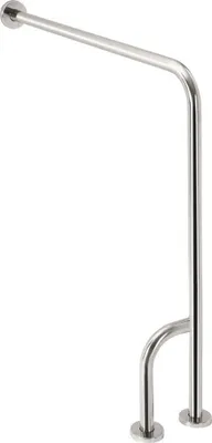 Produktbild von Sapho HANDICAP Stützgriff links 800x850mm, polierter Edelstahl