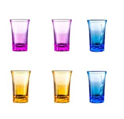 Produktbild von Schnapsgläser, 6er Set, 35ml, Shotgläser, Stamper für Alkohol, Brand, Shot, Vodka, Party, Schnapsglas, Kurze Gläser, Sambuca Gläser, Pinnchen Gläser, Shotbecher