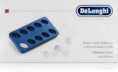 Produktbild von De’Longhi DLSC053, 10 Stück(e), Ellipse, Eiswürfelbehälter, Blau, Silikon