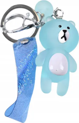 Immagine prodotto di Portachiavi Orsetto Colorato Regalo Ciondolo Per Borsa Zaino
