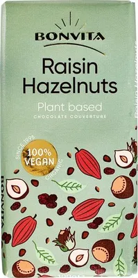 Productafbeelding van Bonvita Chocolate-Bar Raisin & Hazelnuts (100 gr)