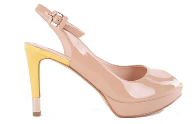 Produktbild von GUESS Damen Pumps Highheels Stilettos Riemchenpumps Beige #640